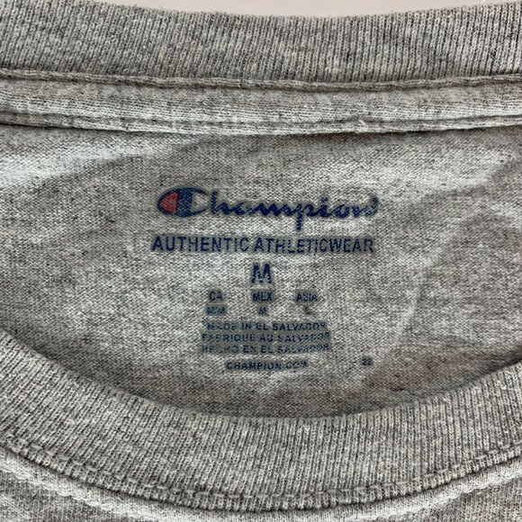 UC Santa Barbara Banana Slugs NCAA Gray Champion Short Sleeve Shirt Mens Medium - Picture 3 of 5